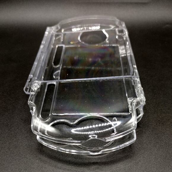 PlayStation PSP 2000 & 3000 Clear Case Protective Clamshell Hard Shell NEW! - Picture 2 of 6
